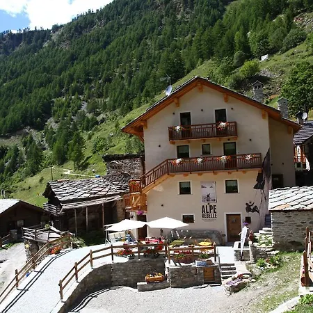 Alpe Rebelle Bed & Breakfast Bionaz Exterior photo